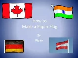 How to Make a Paper Flag