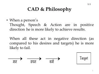 CAD &amp; Philosophy