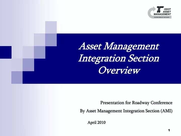 asset management integration section overview