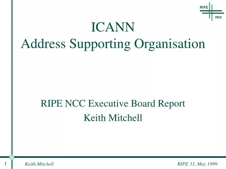 icann address supporting organisation