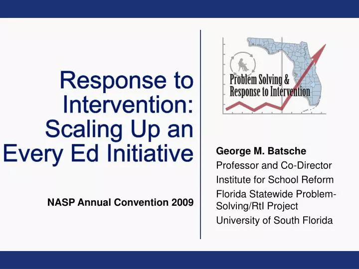 response to intervention scaling up an every ed initiative