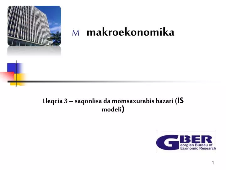 m makroekonomika