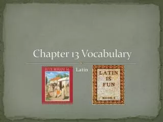 chapter 13 vocabulary