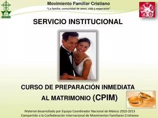servicio institucional