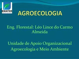 agroecologia
