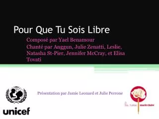 pour que tu sois libre