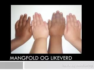 mangfold og likeverd