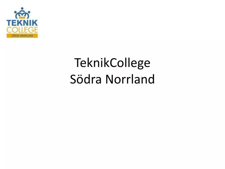 teknikcollege s dra norrland