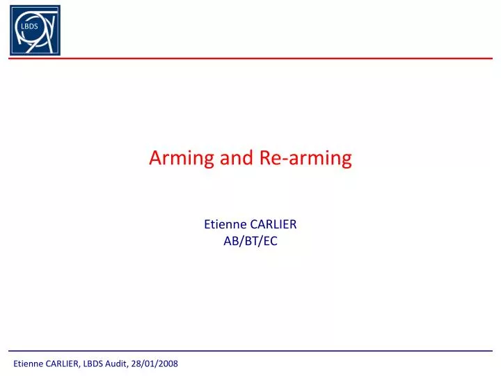 arming and re arming