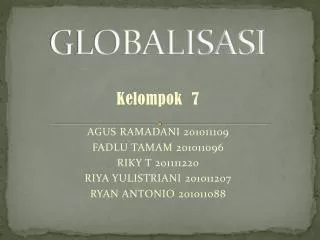 globalisasi