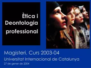 tica i deontologia professional