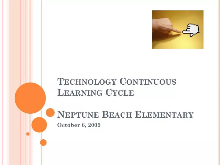 technology continuous learning cycle neptune beach elementary