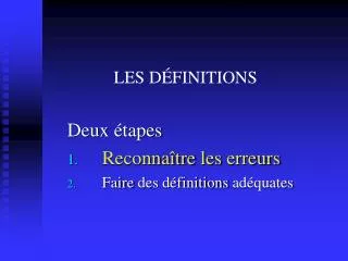 les d finitions