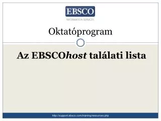 oktat program