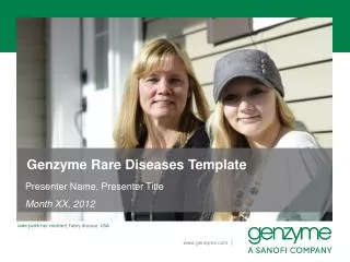Genzyme Rare Diseases Template