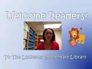 Welcome Readers!