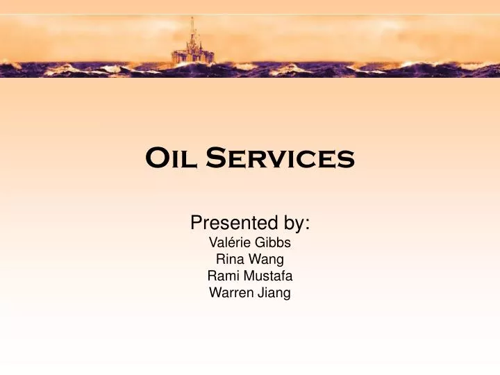 oil services