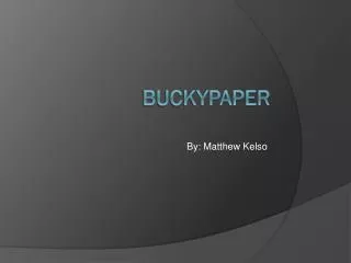 BuckyPaper