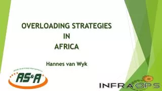 OVERLOADING STRATEGIES IN AFRICA Hannes van Wyk