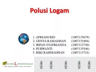 PPT - Toksikologi Logam Berat PowerPoint Presentation, Free Download ...