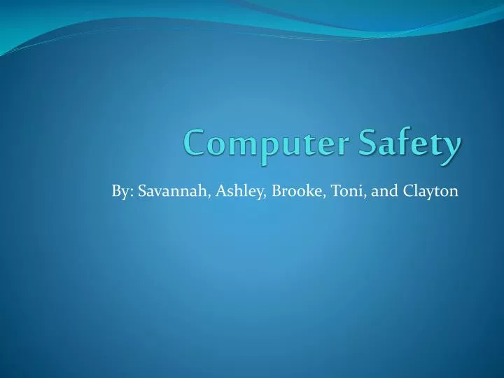 computer safety