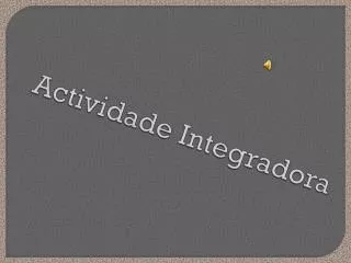 actividade integradora