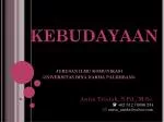 KEBUDAYAAN - slide 1