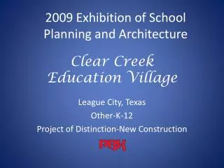 Clear Creek Education Village
