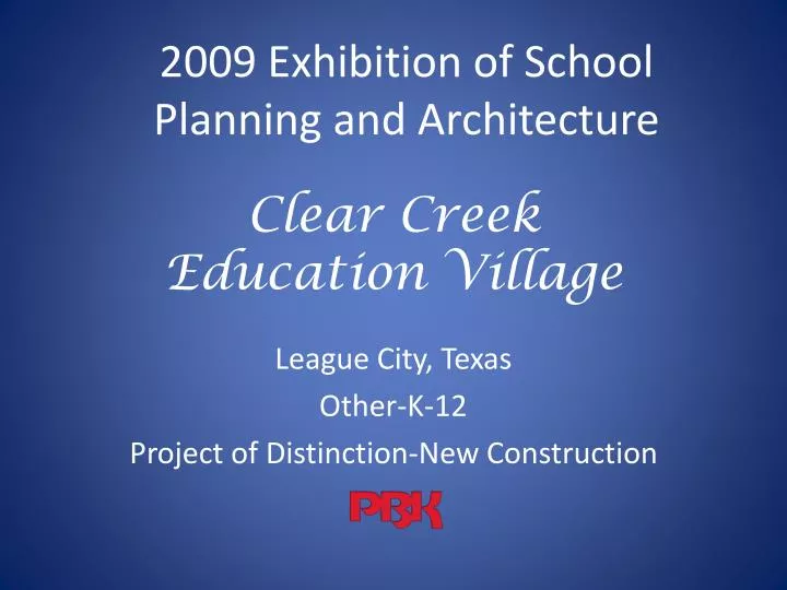 clear creek education village