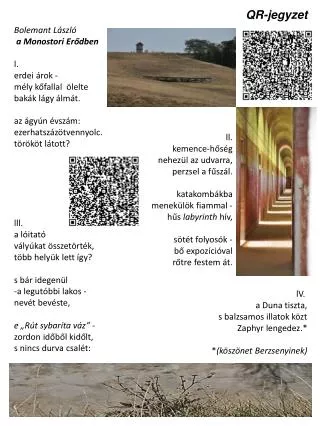 qr jegyzet