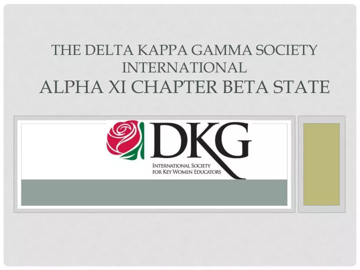 the delta kappa gamma society international alpha xi chapter beta state
