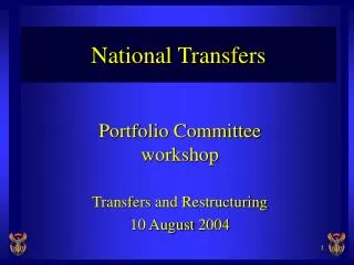 National Transfer s