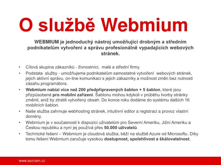 o slu b webmium