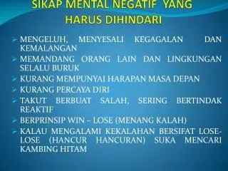 PPT - SIKAP MENTAL WIRAUSAHA PowerPoint Presentation, Free Download ...