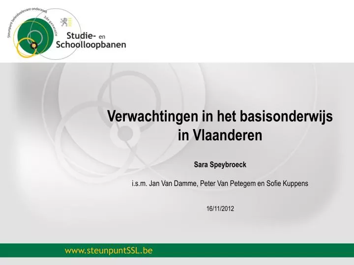 verwachtingen in het basisonderwijs in vlaanderen