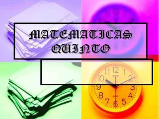 matematicas quinto