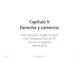 cap tulo v derecho y comercio