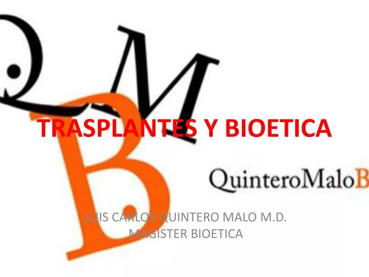 trasplantes y bioetica