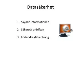 datas kerhet