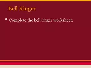 Bell Ringer