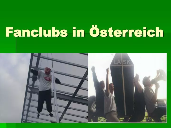 fanclubs in sterreich