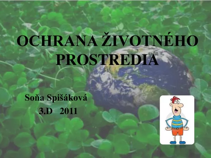 ochrana ivotn ho prostredia