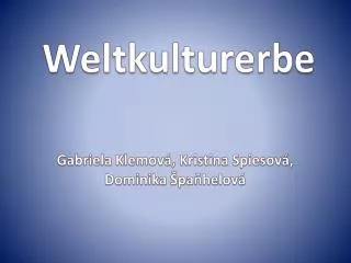 weltkulturerbe