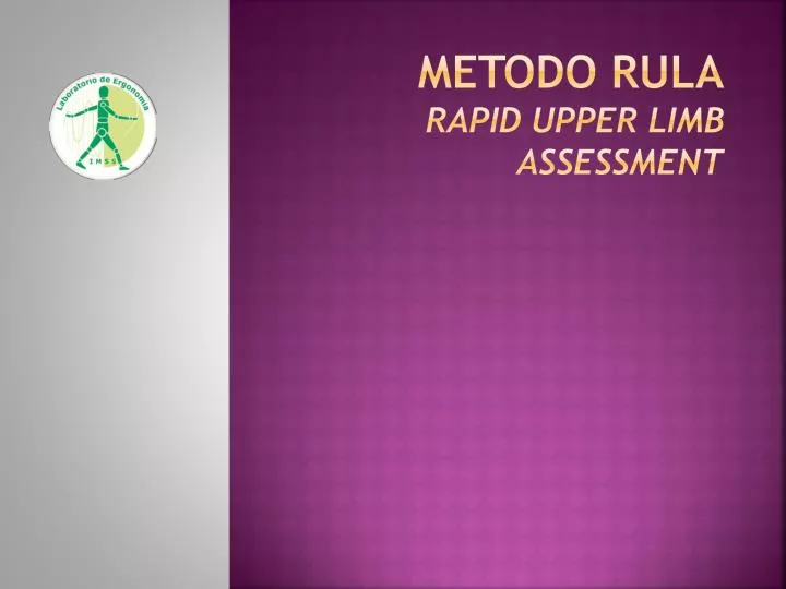 metodo rula rapid upper limb assessment
