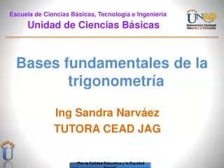 escuela de ciencias b sicas tecnolog a e ingenier a unidad de ciencias b sicas