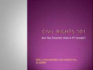 Civil Rights 101