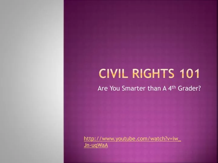 civil rights 101
