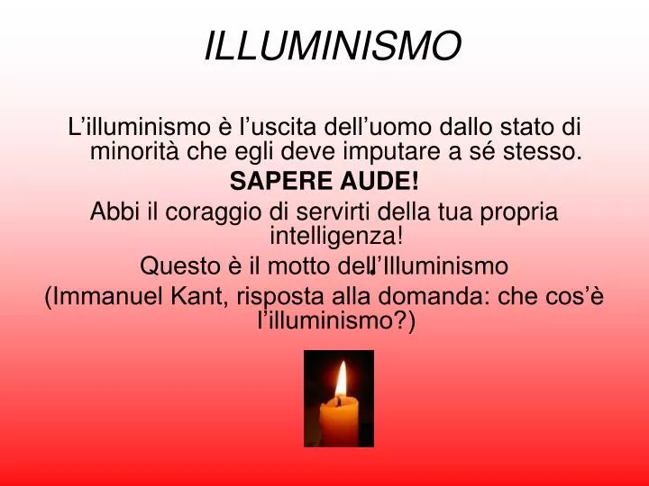 illuminismo