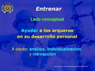 entrenar