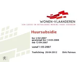 huursubsidie